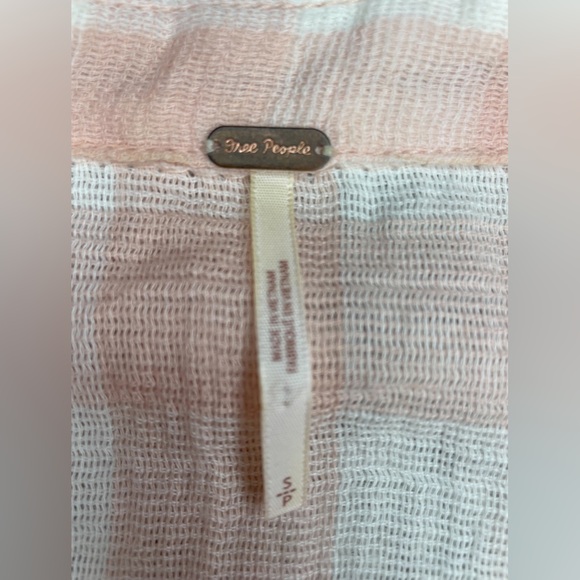 Free People Hey There Sunrise Button Up Shirt | Size Small - Picture 5 of 9